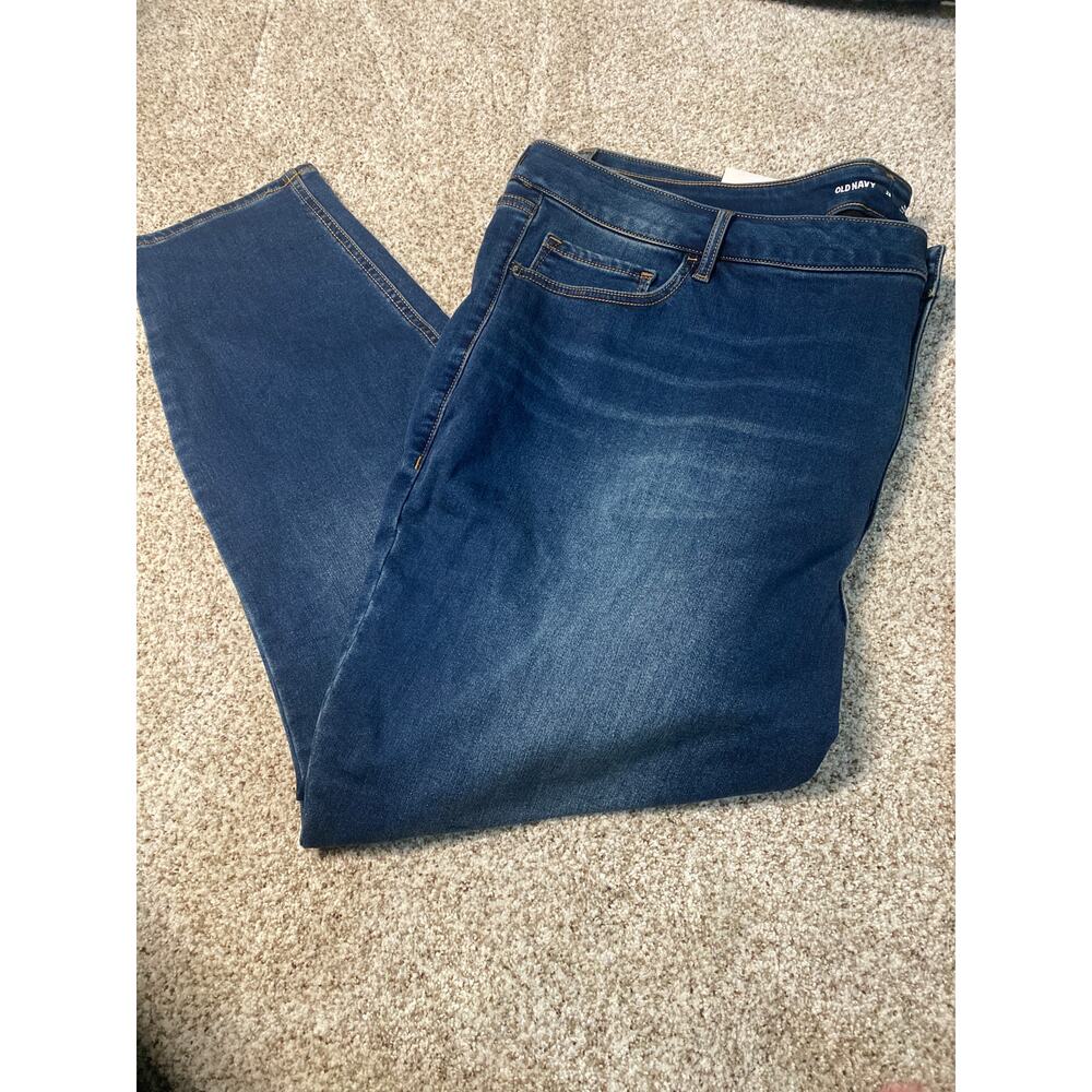 Old Navy Women’s US size 28 high-rise Rockstar  skinny jeans with lining NWT